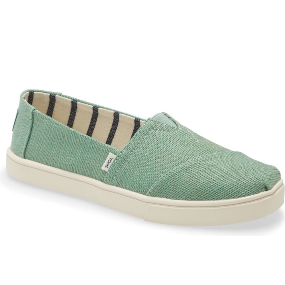 Super cute green Toms. Brand new. Size 8.5. So comfortable